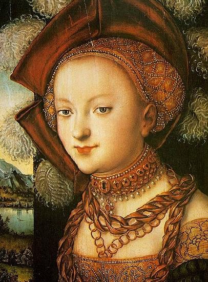 Lucas Cranach Salome oil painting image